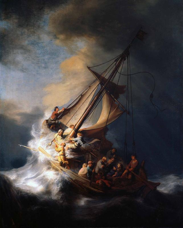 Rembrandt Peale Storm on the Sea of Galilee oil painting image